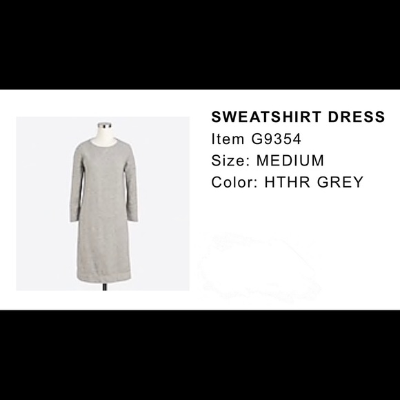 Sweatshirt Dress - J Crew Factory - Picture 2 of 6